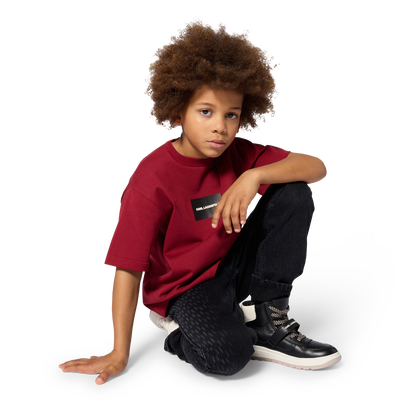 Camiseta de mangas curtas KARL LAGERFELD KIDS BOY