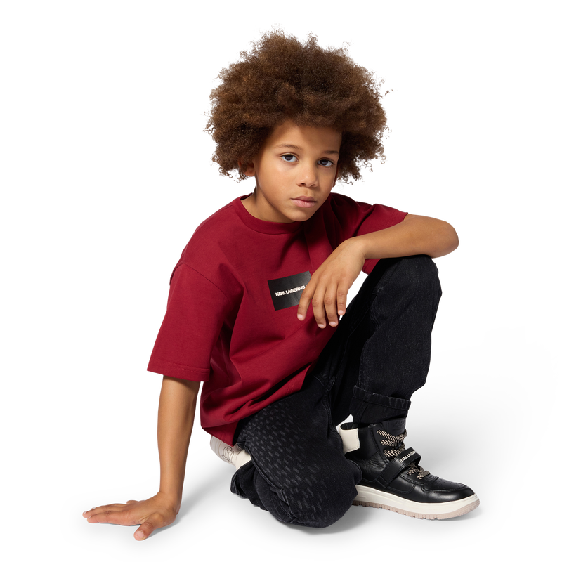 Camiseta de mangas curtas KARL LAGERFELD KIDS 
                        BOY