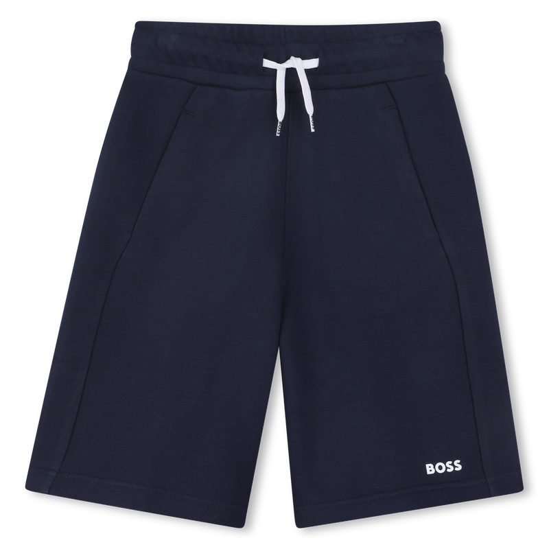 Bermudas de molet&atilde;o lisas BOSS 
                        BOY
