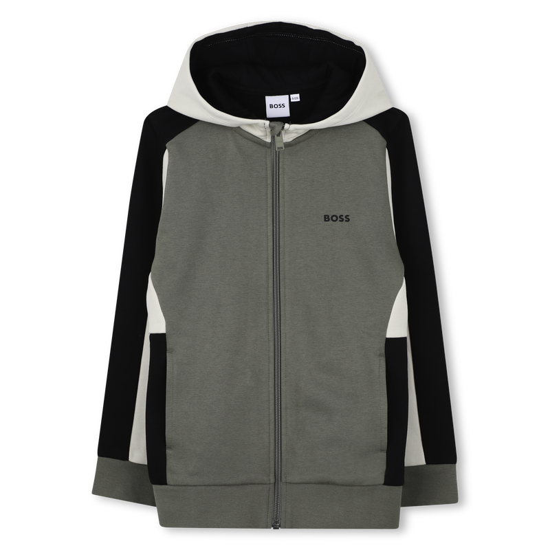 Cardigan com capuz BOSS 
                    BOY