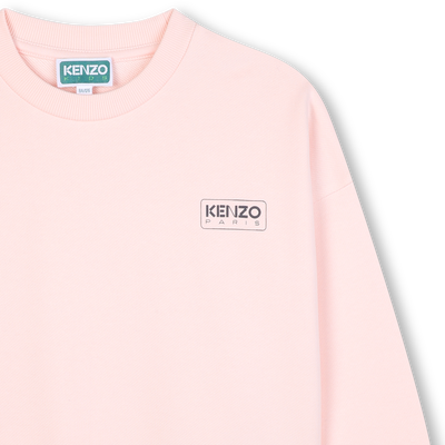 Moletom de l&atilde; KENZO KIDS GIRL