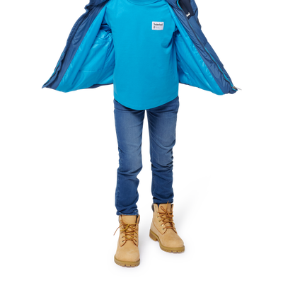 T-shirt unissexo com etiqueta TIMBERLAND BOY