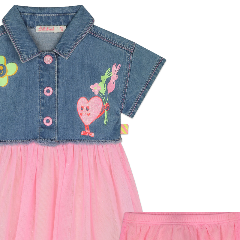 Conjunto vestido e calção BILLIEBLUSH 
                    GIRL