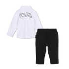 Conjunto de camisa e cal&ccedil;a KARL LAGERFELD KIDS 
                    MENINO