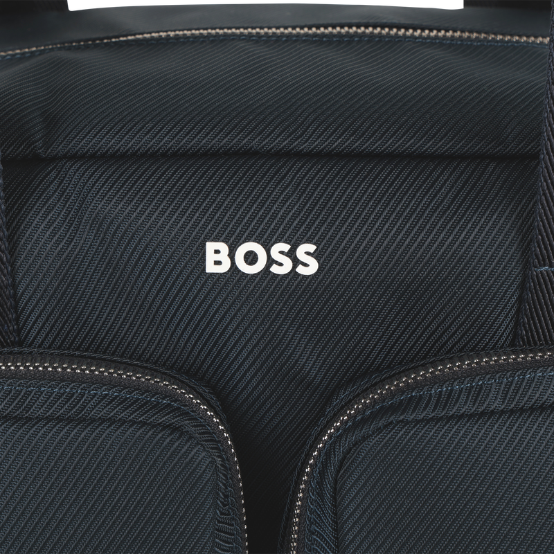 Saco muda-fraldas com fecho BOSS 
                        UNISEX