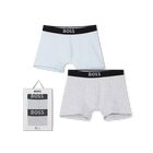 Pack de 2 cuecas boxer jersey, GRIS CHINE, hi-res