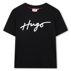 T-shirt de manga curta, PRETO, hi-res
