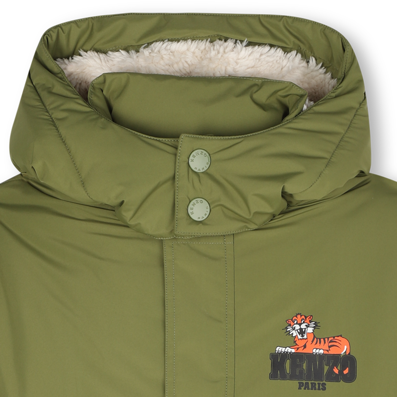 Parka com capuz KENZO KIDS 
                    BOY