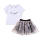 Conjunto de t-shirts e saias KARL LAGERFELD KIDS 
                    GIRL
