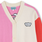 Cardigan de malha decote em v KENZO KIDS 
                    GIRL