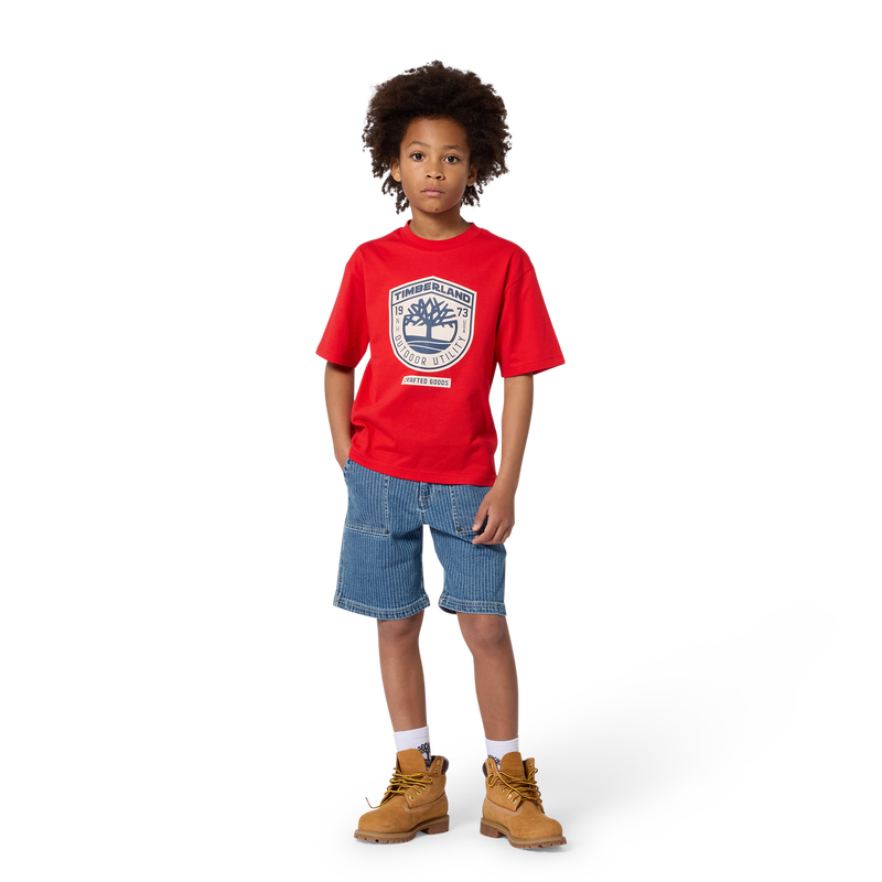 T-SHIRT DE MANGA CURTA TIMBERLAND 
                        BOY