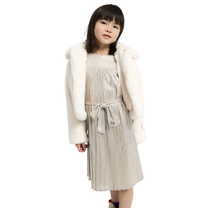 Vestido plissado às riscas BILLIEBLUSH 
                    GIRL