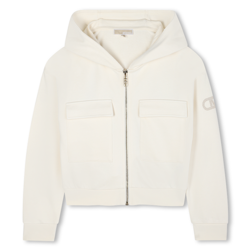 Cardigan com capuz MICHAEL KORS 
                        GIRL