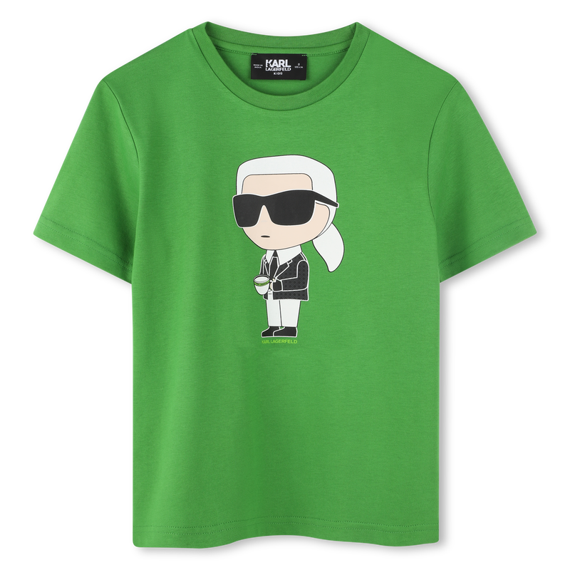 T-shirt de manga curta KARL LAGERFELD KIDS 
                        BOY