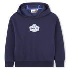 Camisola com capuz polar, AZUL MARINHO, hi-res