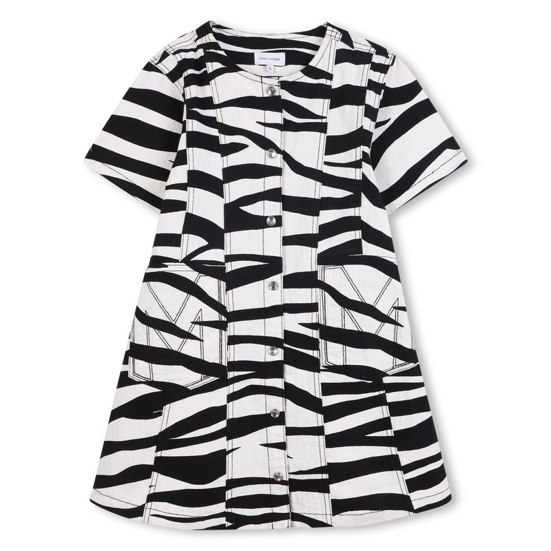 Vestido de sarja jacquard MARC JACOBS 
                    GIRL
