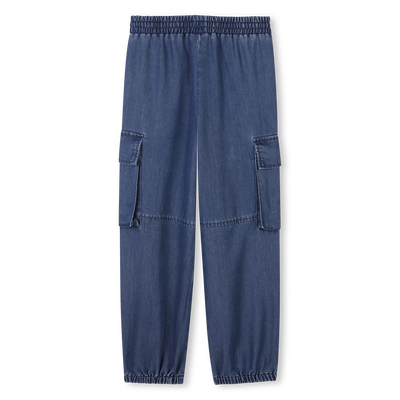 Jeans com cintura el&aacute;stica MICHAEL KORS GIRL