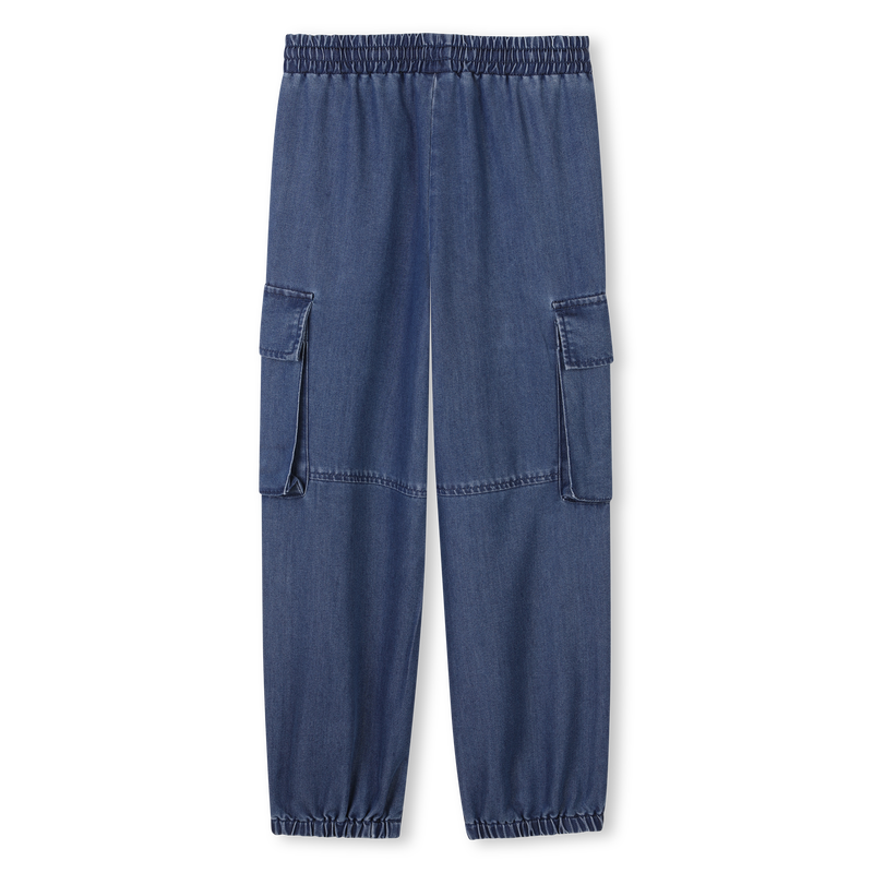 Jeans com cintura el&aacute;stica MICHAEL KORS 
                        GIRL