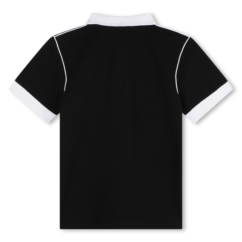 Two-Tone Buttoned Polo Shirt DKNY 
                    BOY