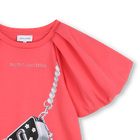 Vestido de mangas curtas MARC JACOBS 
                    MENINA