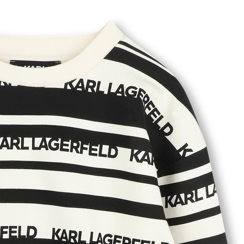 Sweatshirt &agrave;s riscas KARL LAGERFELD KIDS 
                        BOY