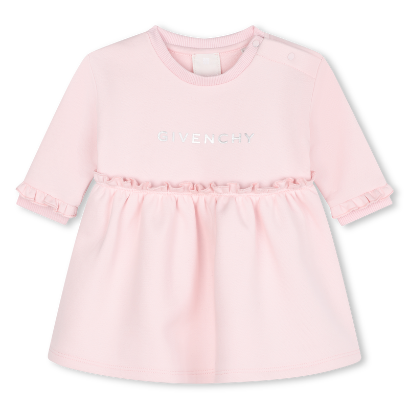 Ruffled Fleece Dress GIVENCHY 
                    GIRL