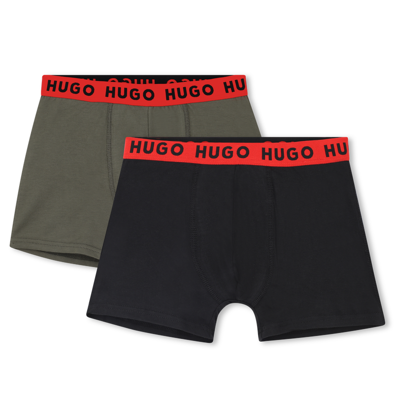 Pack de 2 cuecas boxer HUGO 
                    BOY