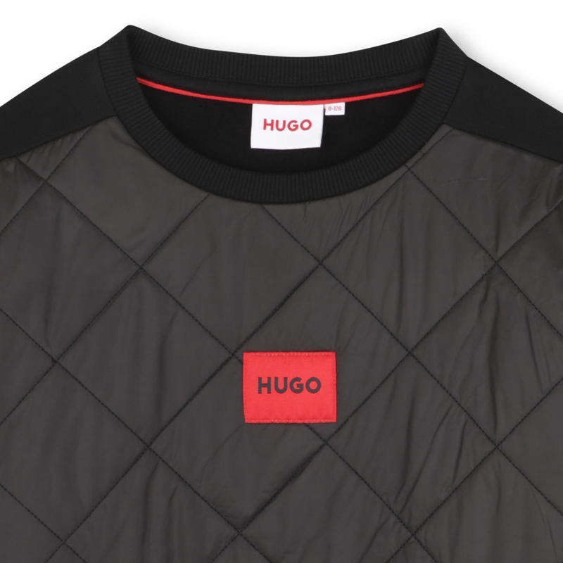 Moletom com gola redonda HUGO 
                    BOY