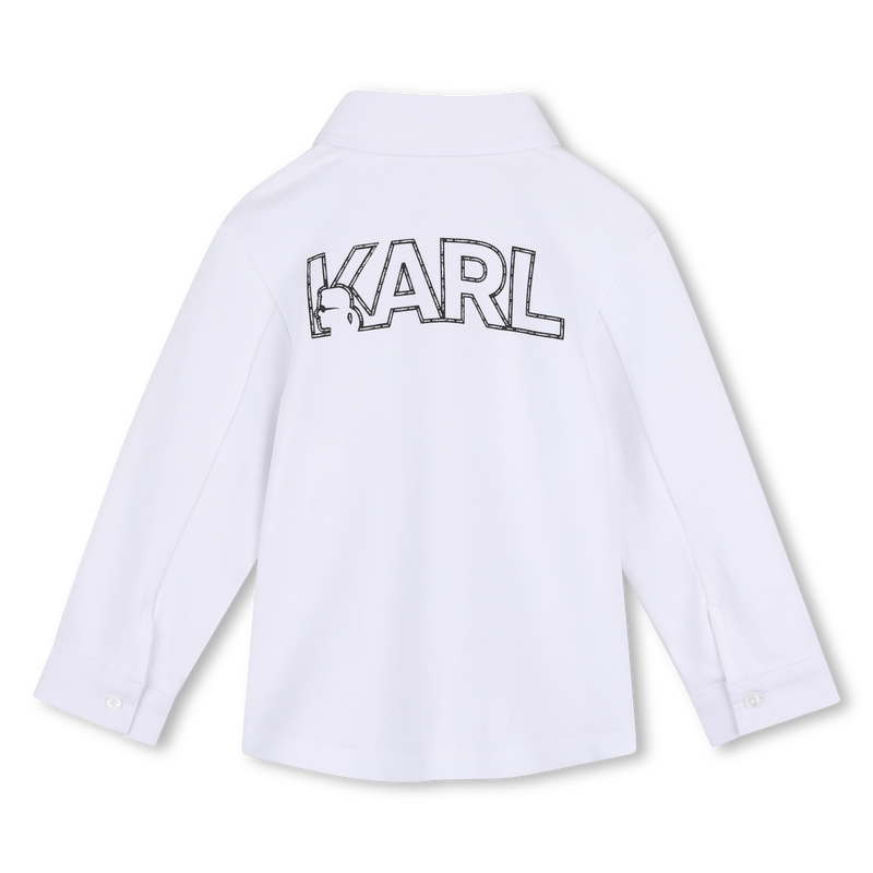 Conjunto de camisa e cal&ccedil;a KARL LAGERFELD KIDS 
                        MENINO