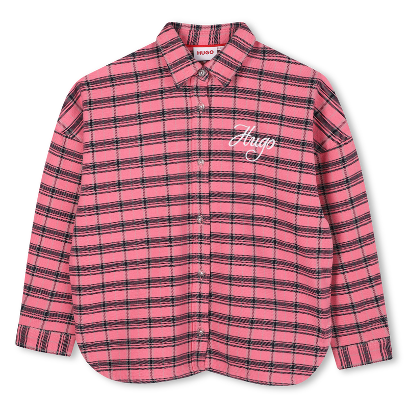 Camisa xadrez HUGO 
                        GIRL