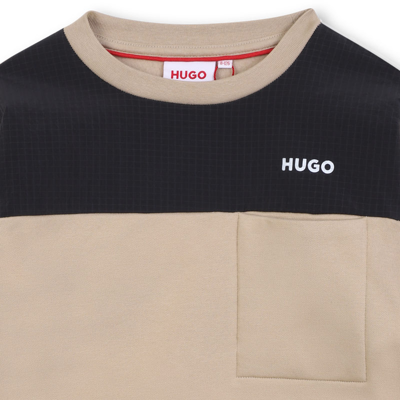 Moletom com gola redonda HUGO 
                    BOY