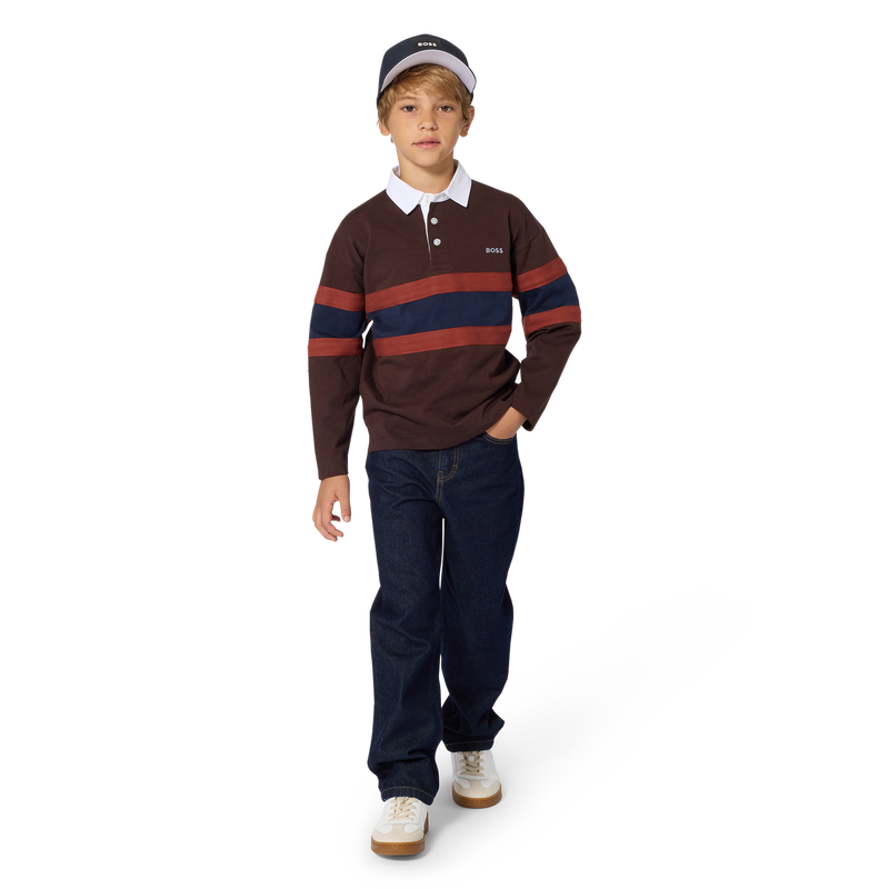 Polo de mangas longas BOSS 
                        BOY