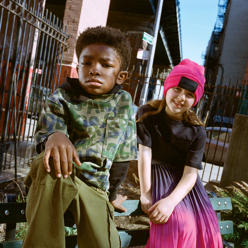 Saia longa em tecido crepe MARC JACOBS 
                        GIRL