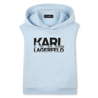Sweatshirt com capuz KARL LAGERFELD KIDS BOY