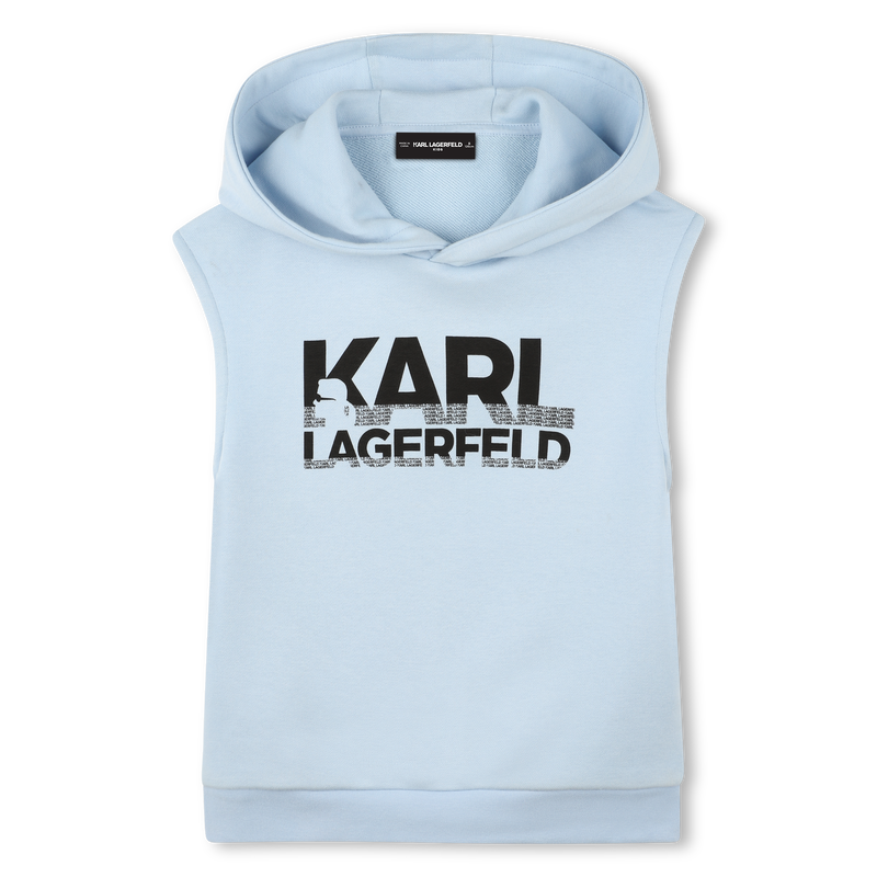 Sweatshirt com capuz KARL LAGERFELD KIDS 
                        BOY