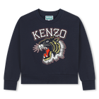 Sweatshirt de algod&atilde;o bordada KENZO KIDS 
                    GIRL