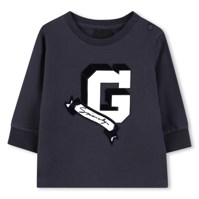 T-shirt com fecho de pressão GIVENCHY BOY
