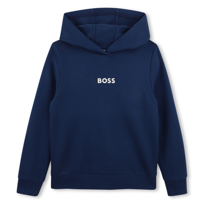 SWEAT COM CAPUCHA BOSS MENINO