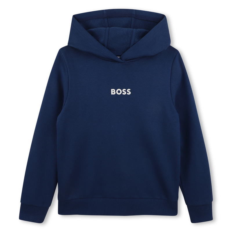 SWEAT COM CAPUCHA BOSS 
                        MENINO