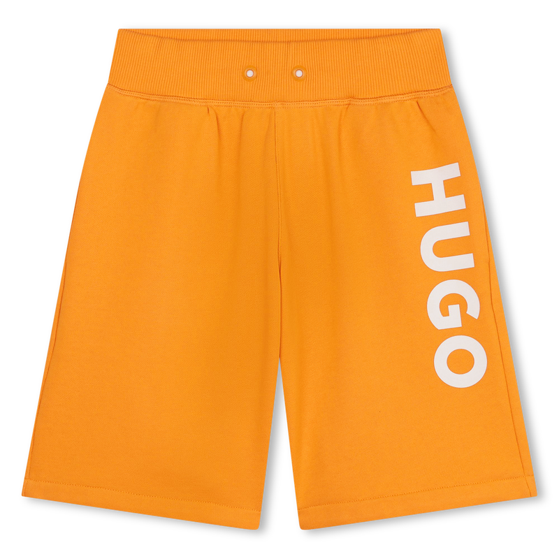 Fleece Bermuda running shorts HUGO 
                    BOY