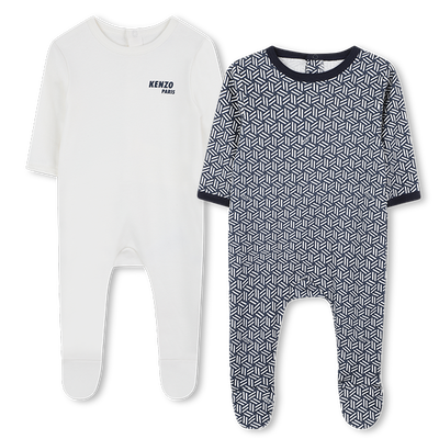Conjunto de dois pijamas de algod&atilde;o KENZO KIDS UNISEX