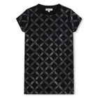 Vestido manga curta com tachas MICHAEL KORS 
                    GIRL