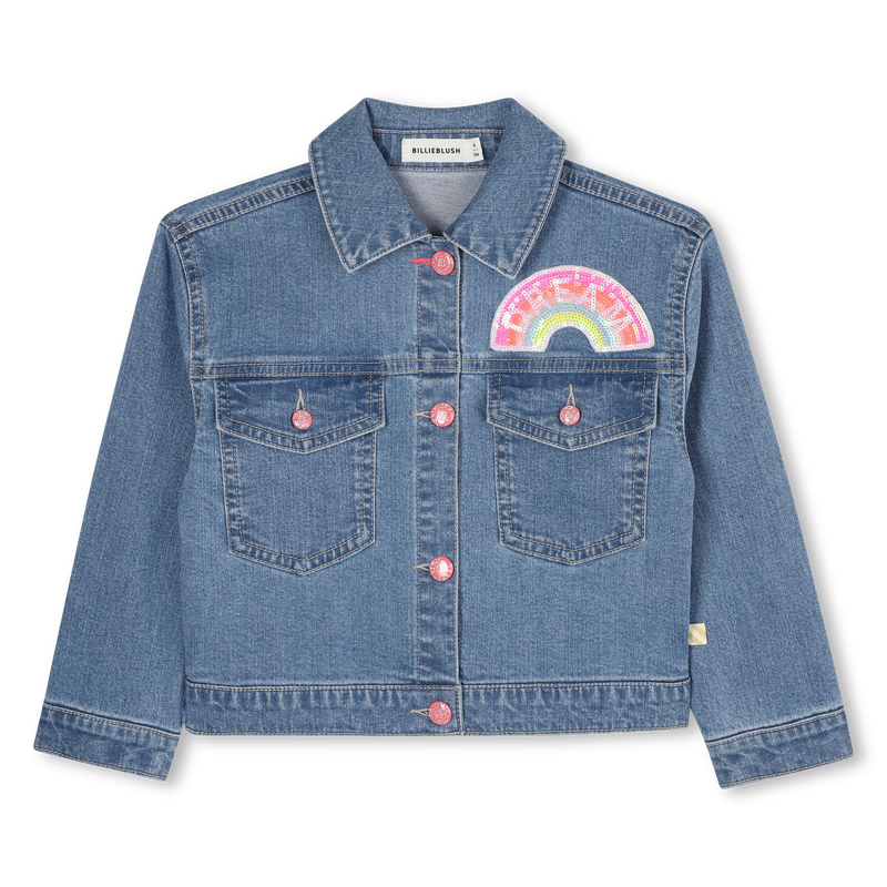 Jaqueta jeans com bolsos BILLIEBLUSH 
                    GIRL