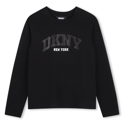 Camiseta de manga longa DKNY MENINA