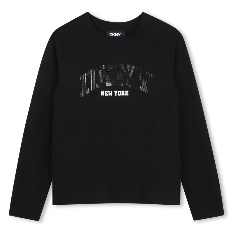 Camiseta de manga longa DKNY 
                        MENINA