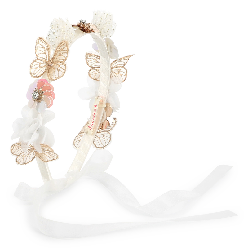 Bandolete com flores BILLIEBLUSH 
                        GIRL