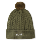 Gorro de malha tran&ccedil;ada BOSS 
                    BOY