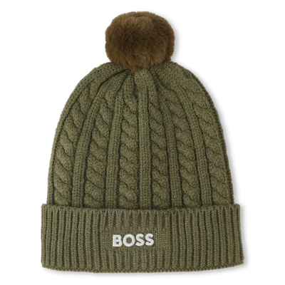 Gorro de malha tran&ccedil;ada BOSS BOY