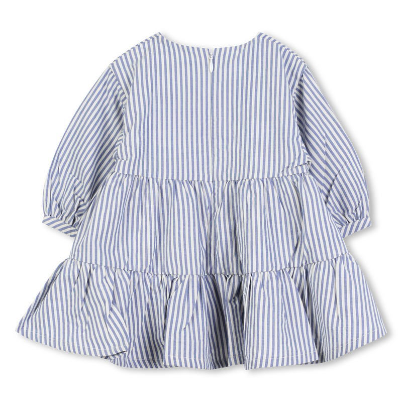 Vestido de manga comprida bufante KENZO KIDS 
                    GIRL