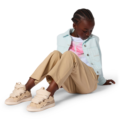 T-SHIRT DE MANGA CURTA LANVIN GIRL